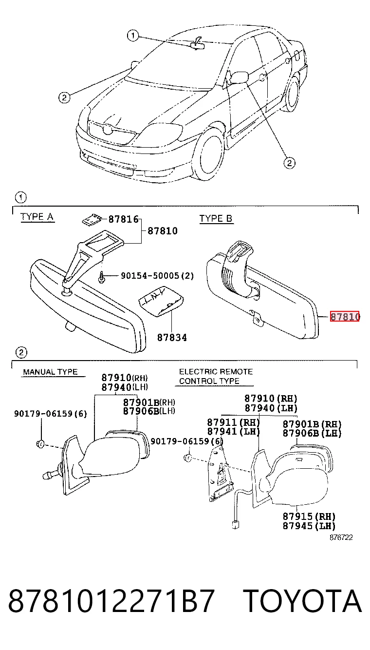 8781012271B7 Toyota