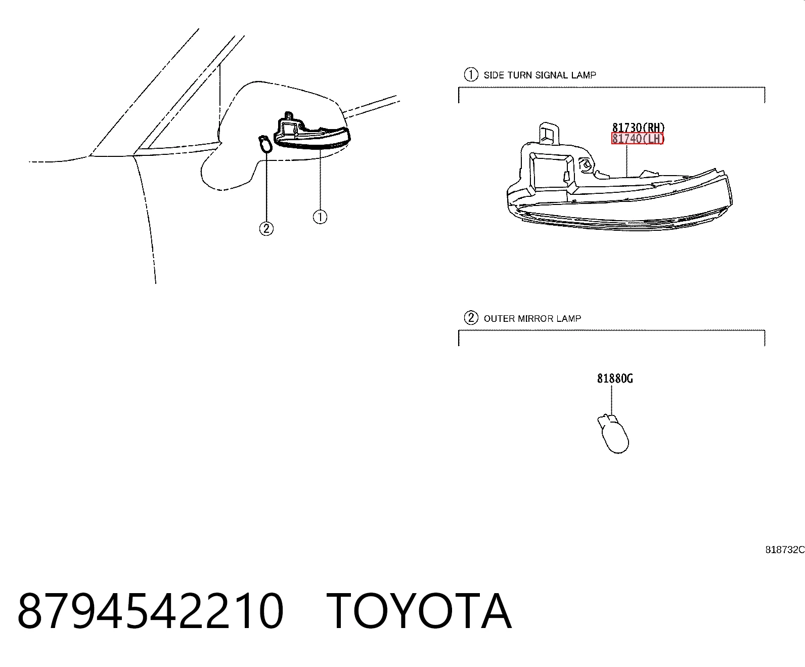 8794542210 Toyota 