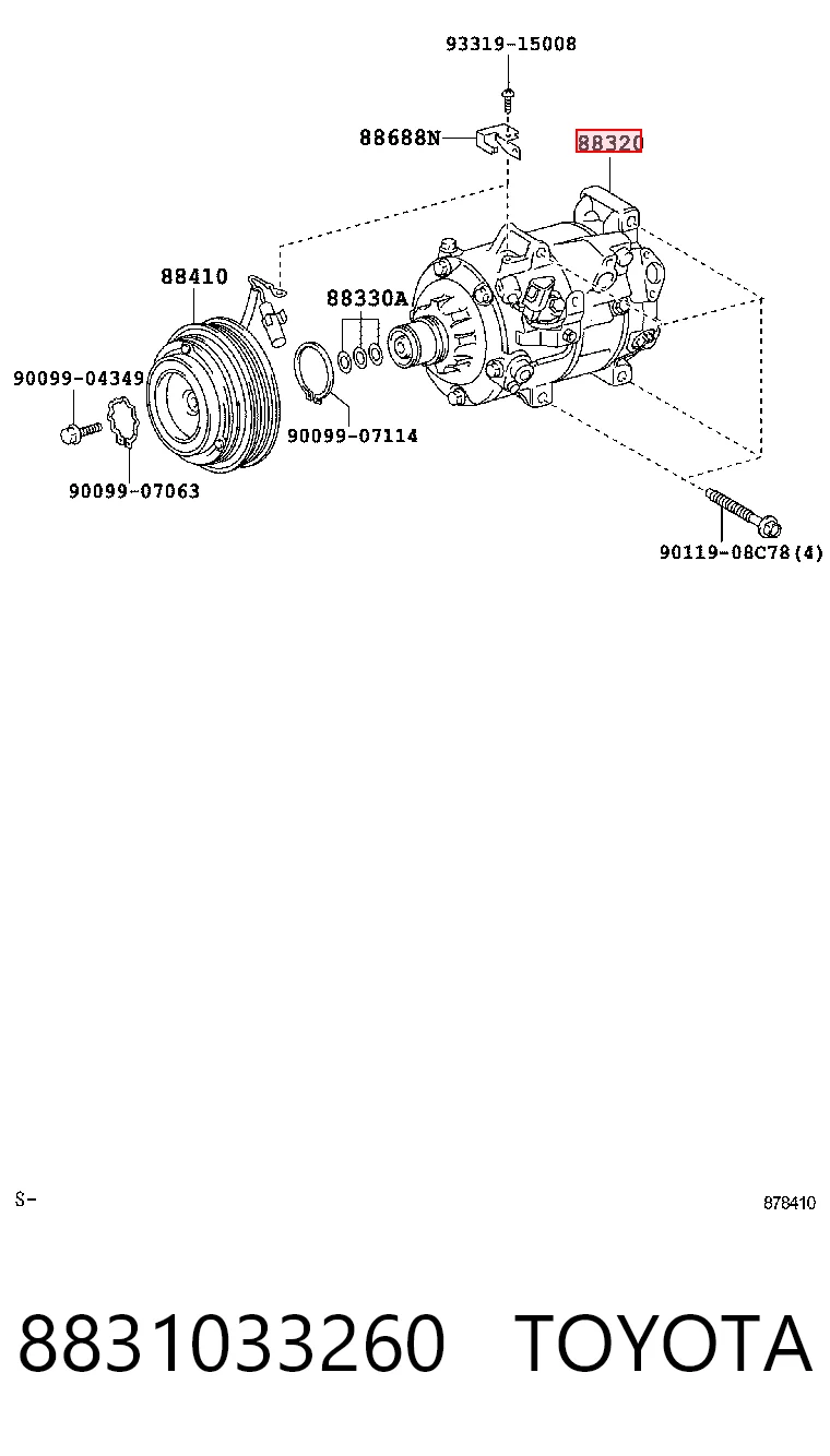 Насос кондиционера Denso 4711619