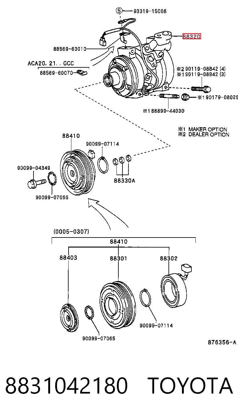 Компрессор кондиционера SKK009 Polcar