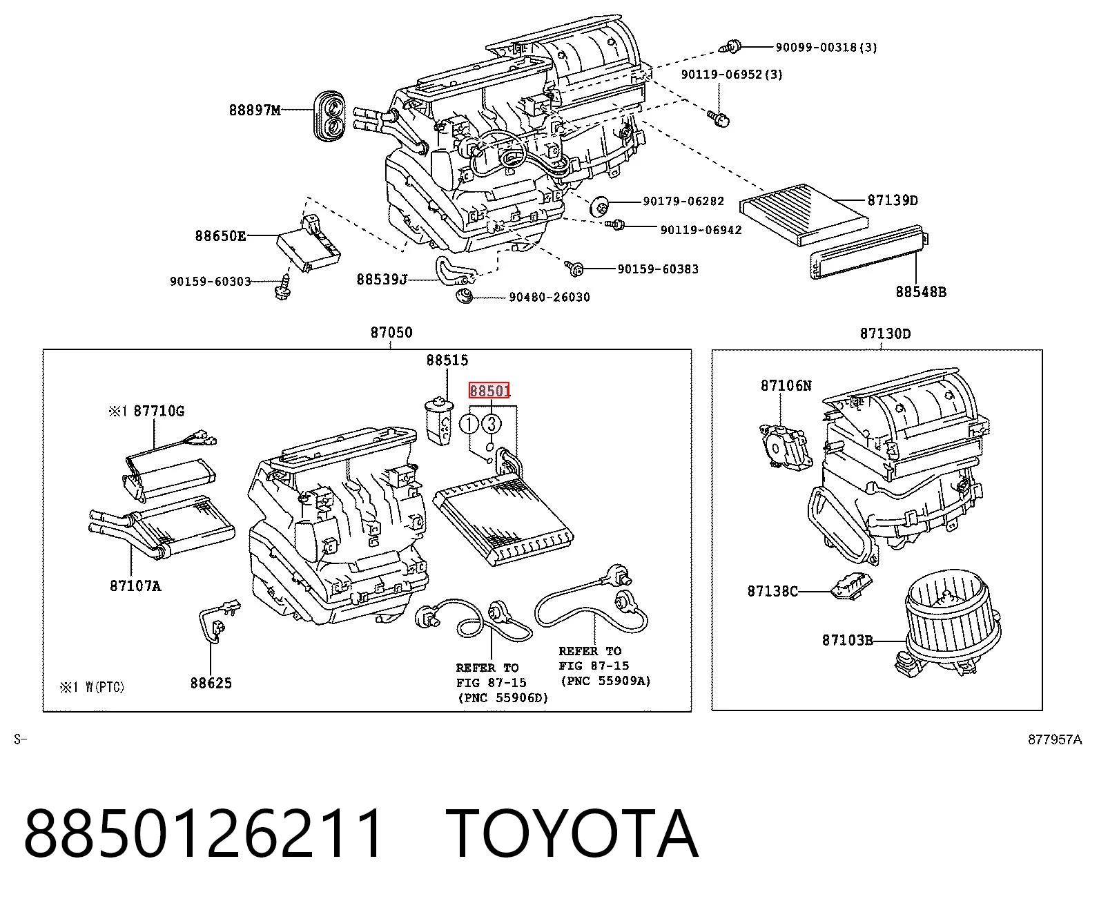 Купить ST8850102200 SAT Радиатор кондиционера салонный, испаритель