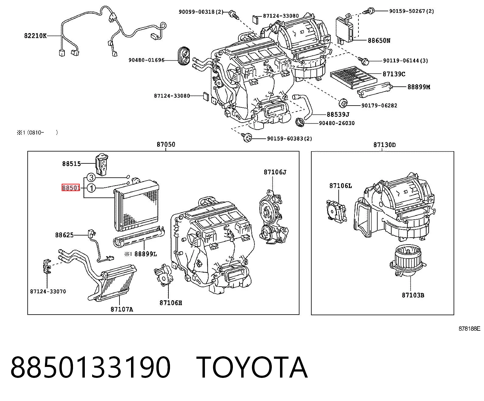 Купить Испаритель кондиционера Лексус РХ 270/350/450H AGL10, GGL15, GYL15