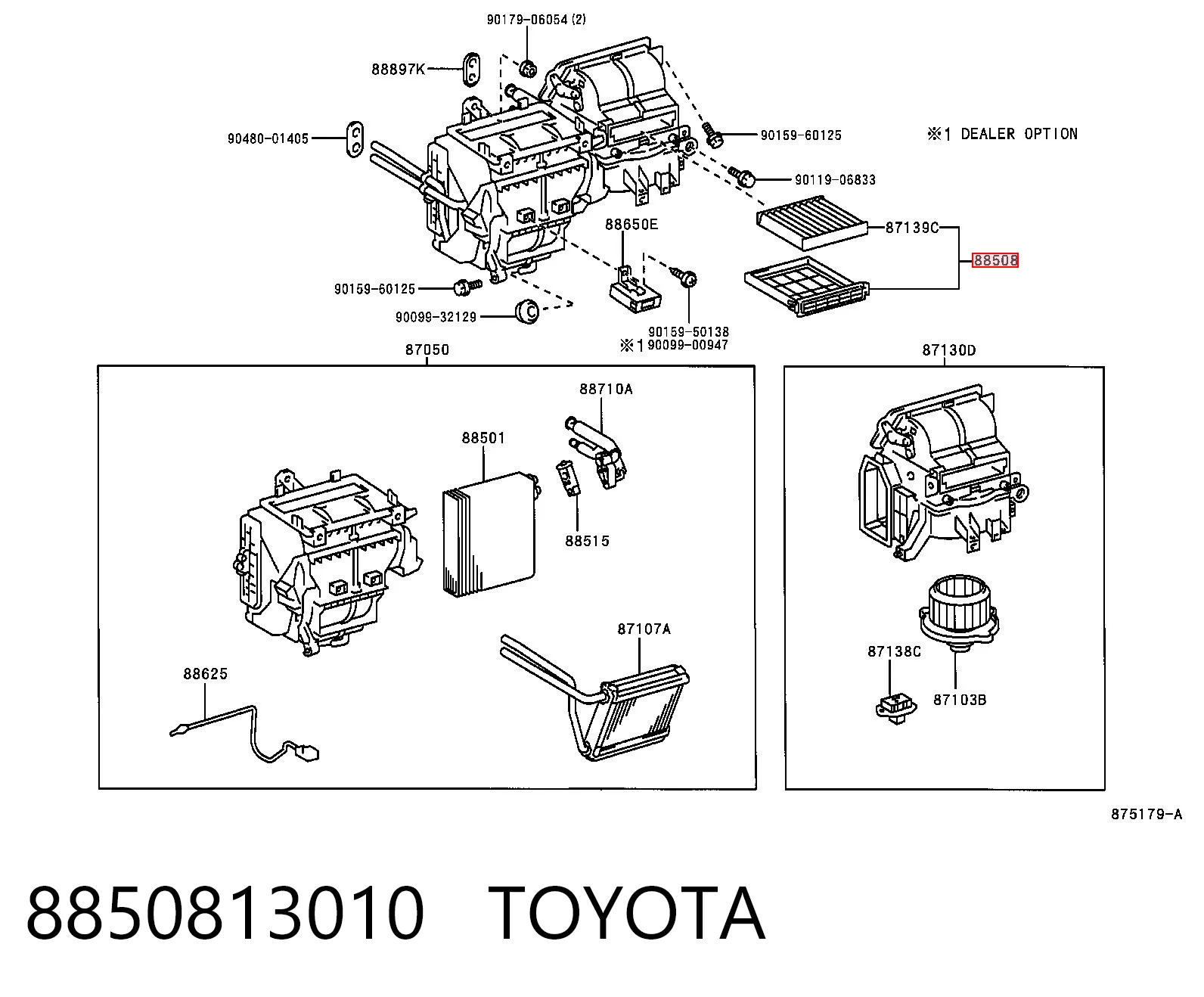 Фильтр салона 586154G000 Suzuki