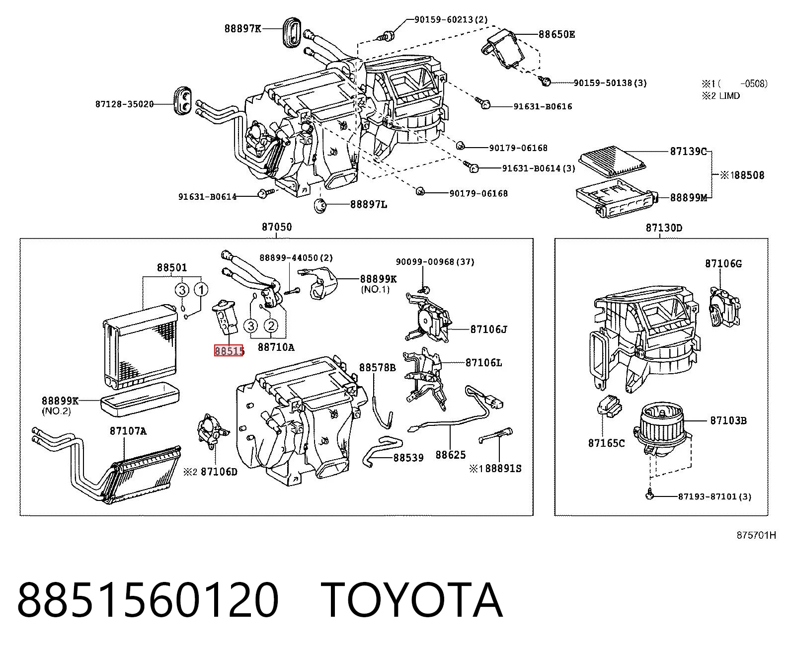 Клапан TRV кондиционера 68046009AA Chrysler