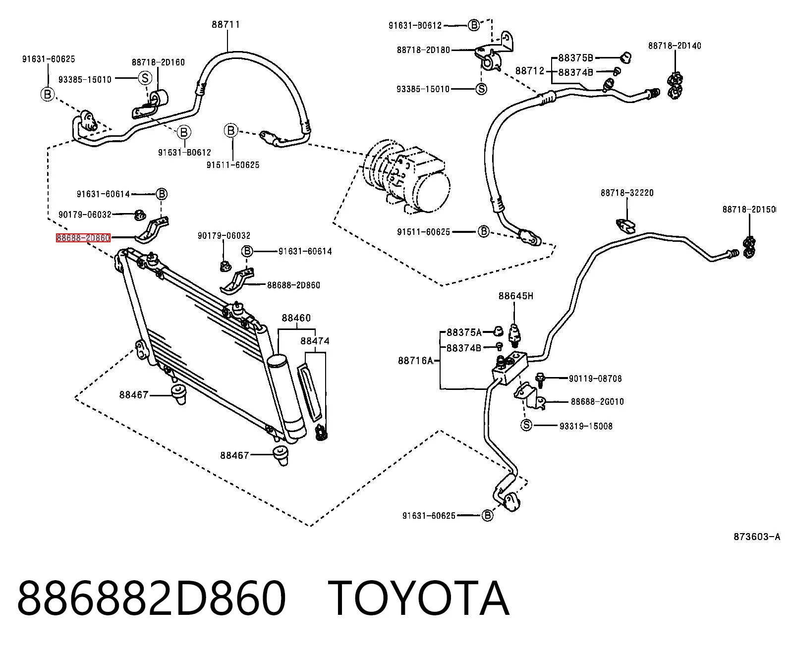 886882D860 Toyota