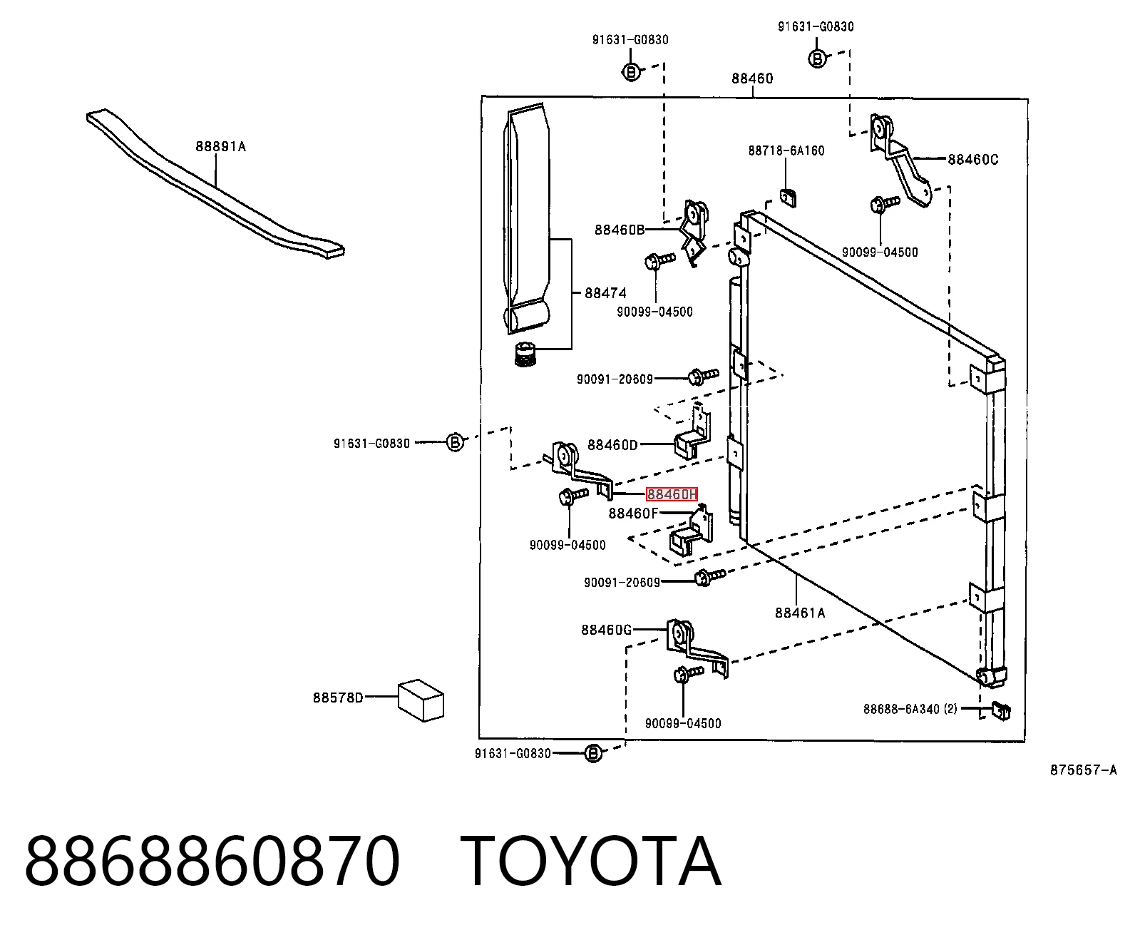 8868860870 Toyota