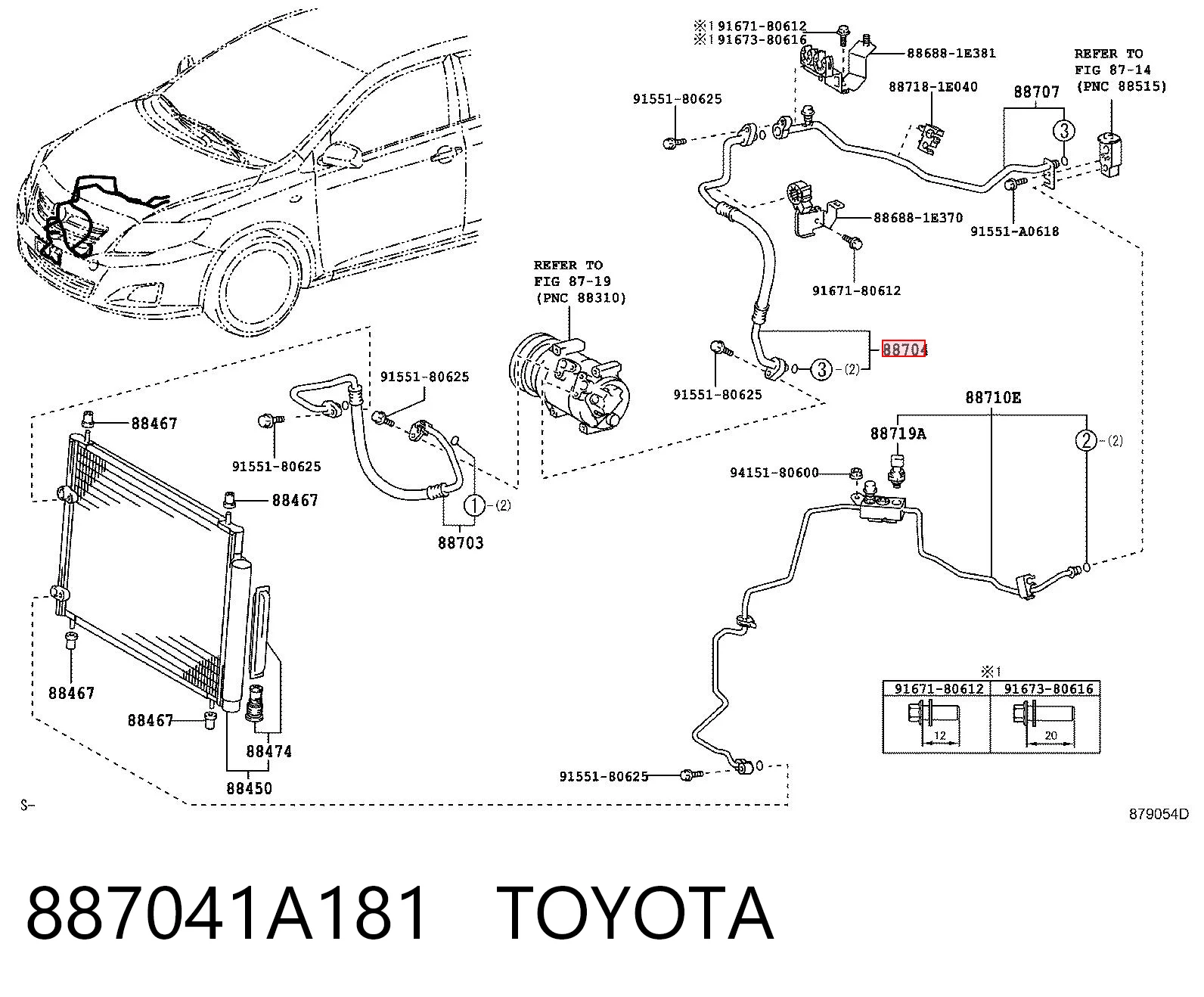 887041A181 Toyota 