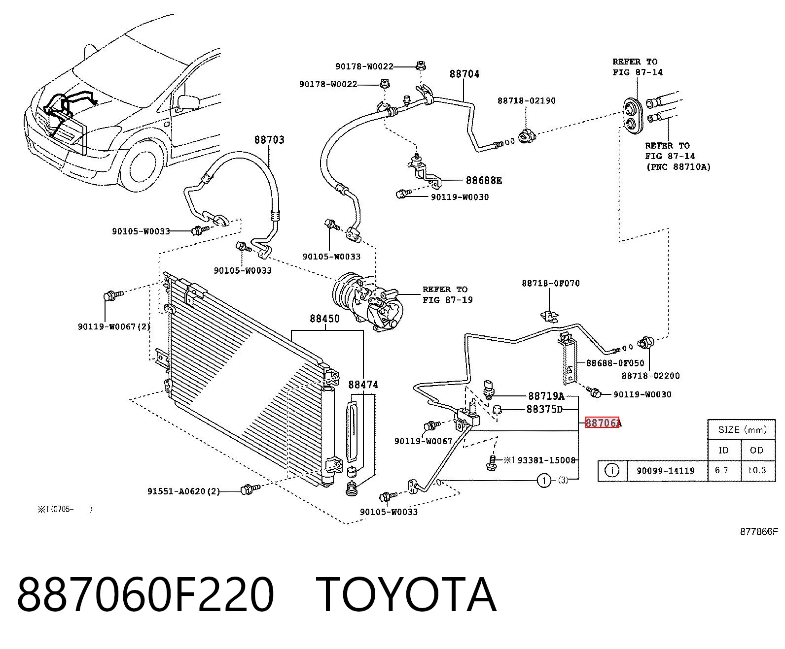887060F220 Toyota