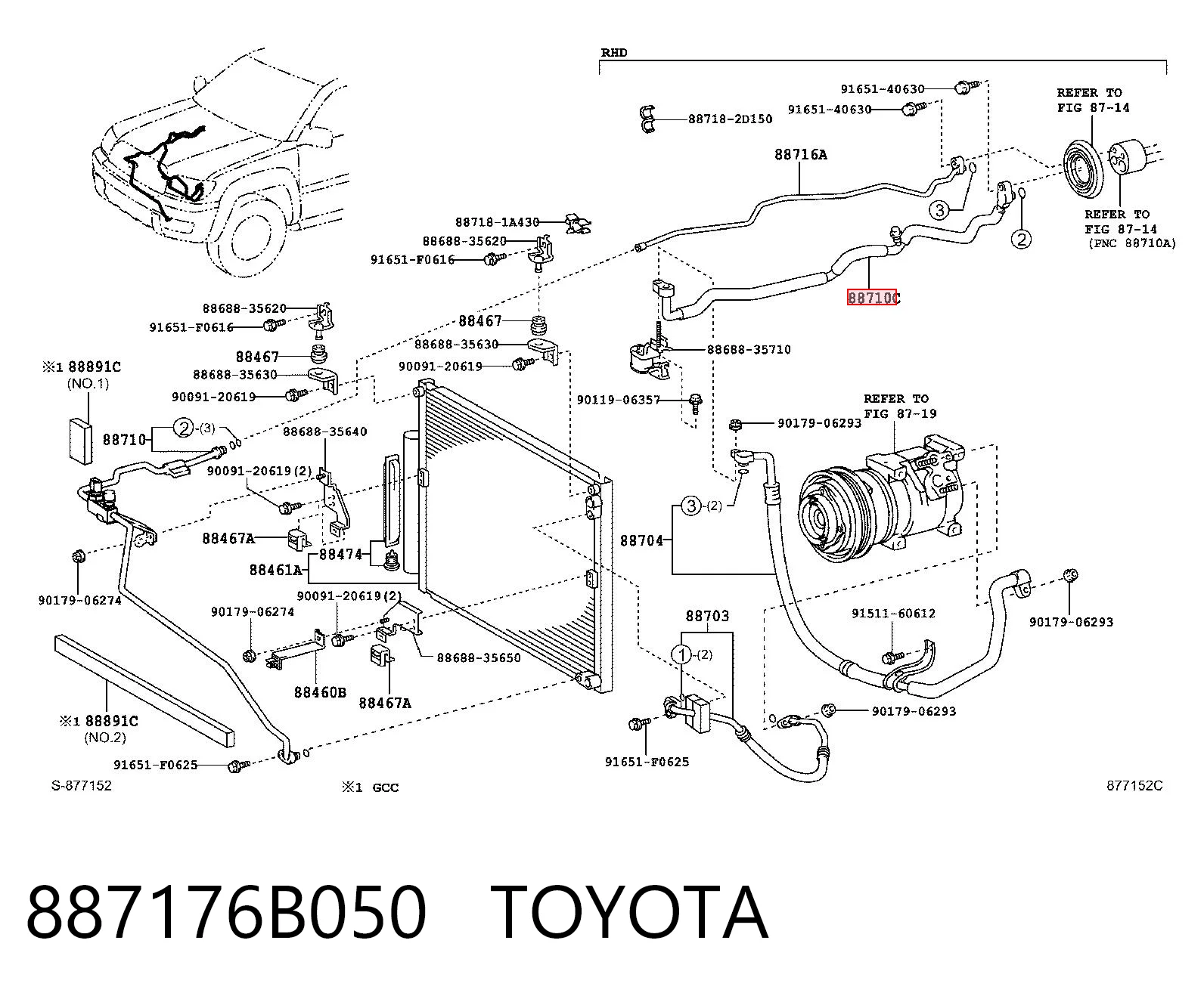887176B050 Toyota 