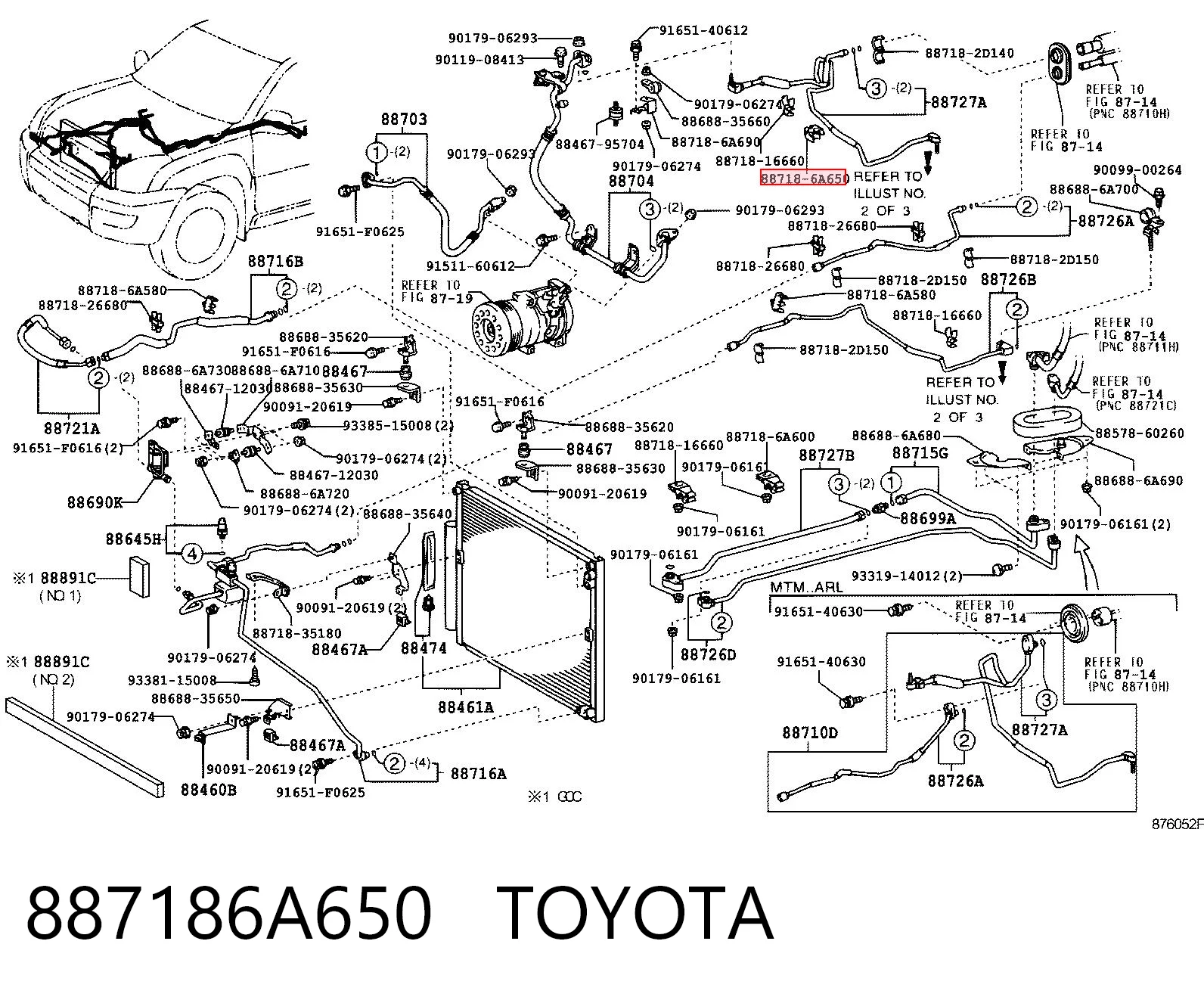 887186A650 Toyota