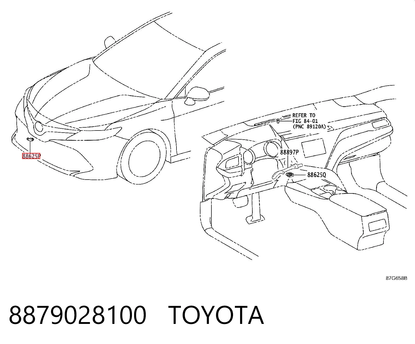 8879028100 Toyota Датчик температуры окружающей среды