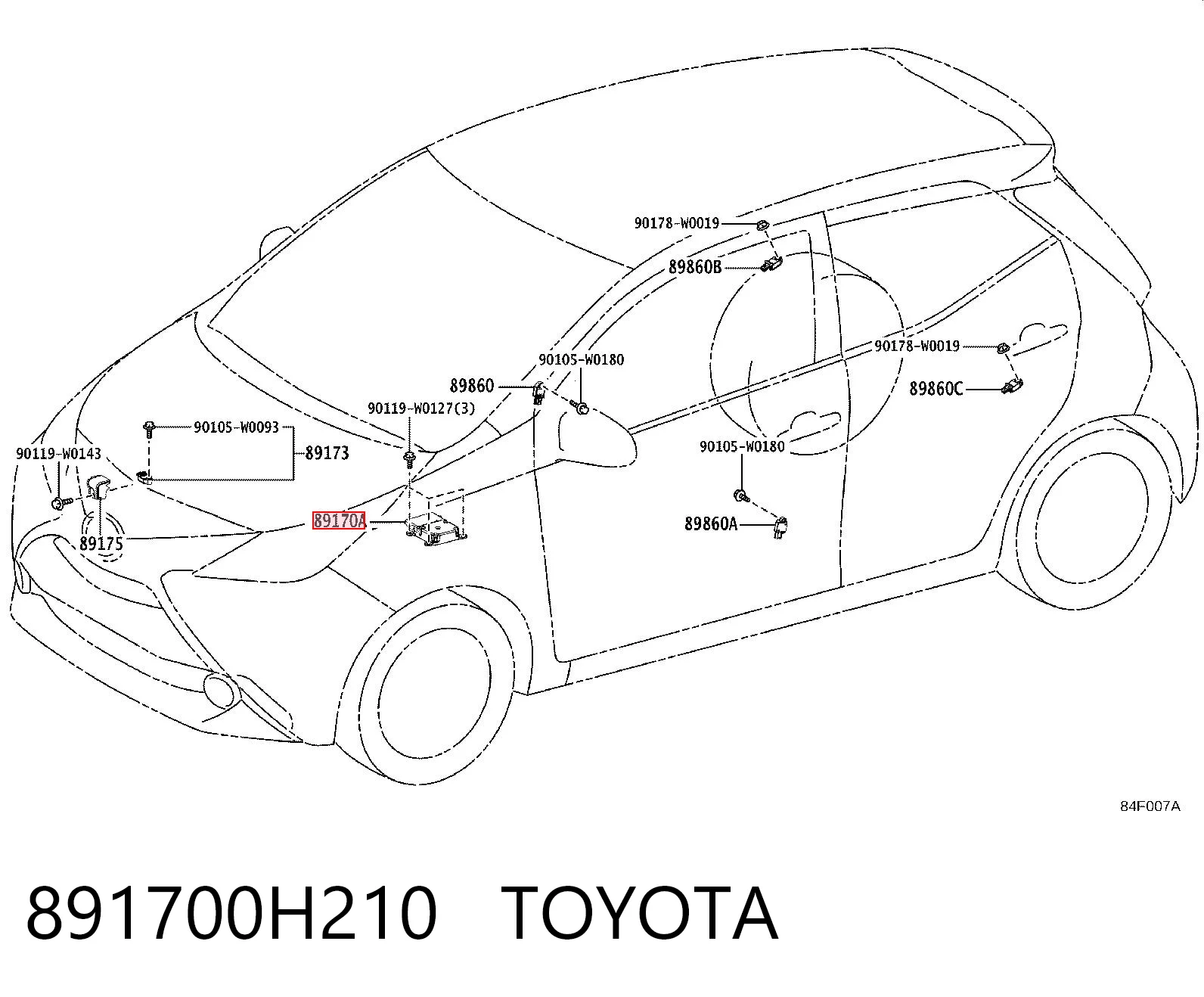 891700H210 Toyota