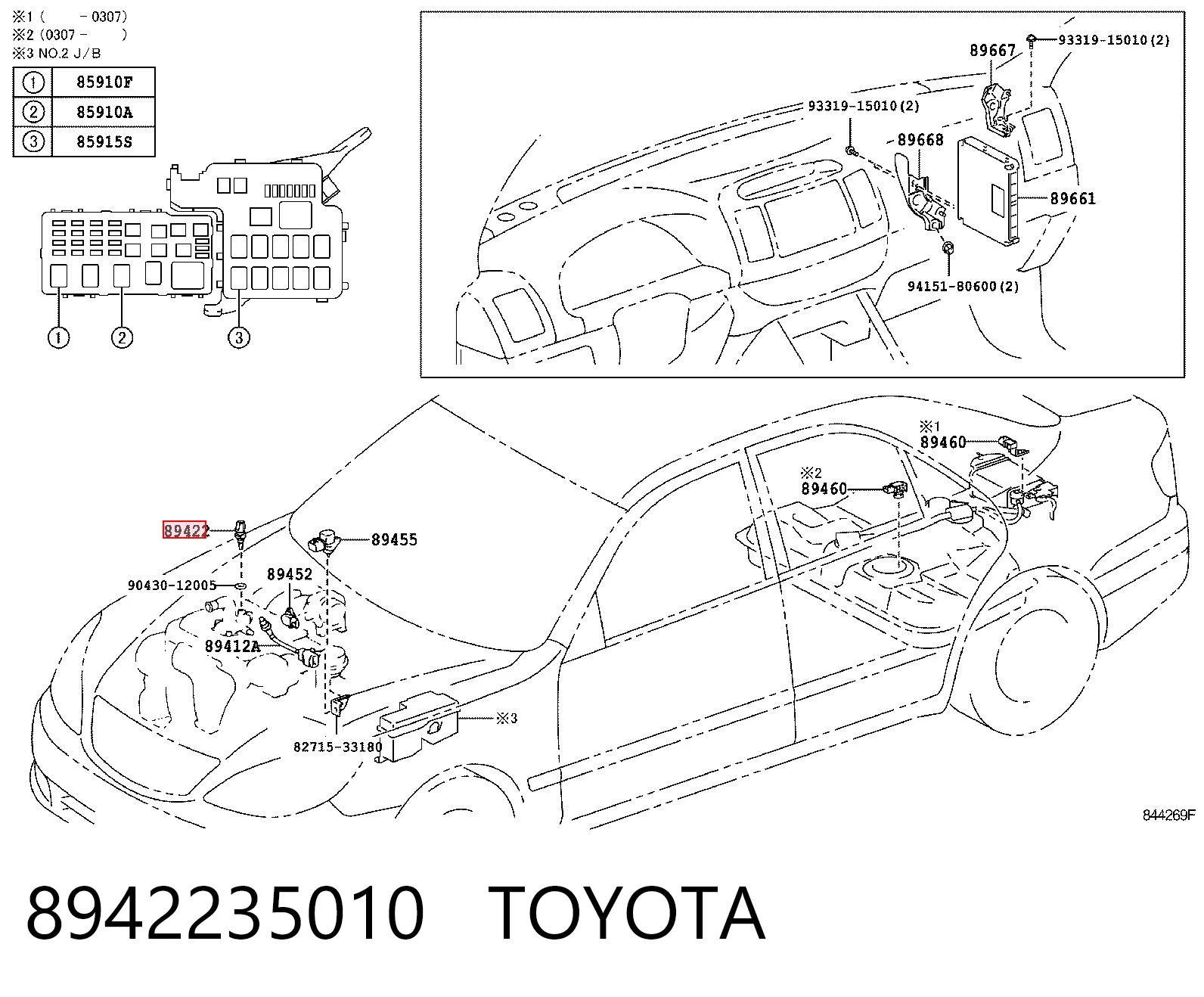 8942235010 Toyota Термовыключатель
