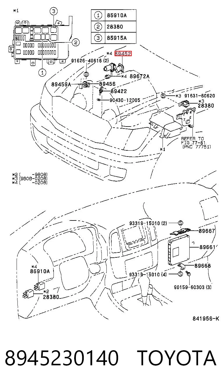 8945230140 Toyota Датчик положения дроссельной заслонки