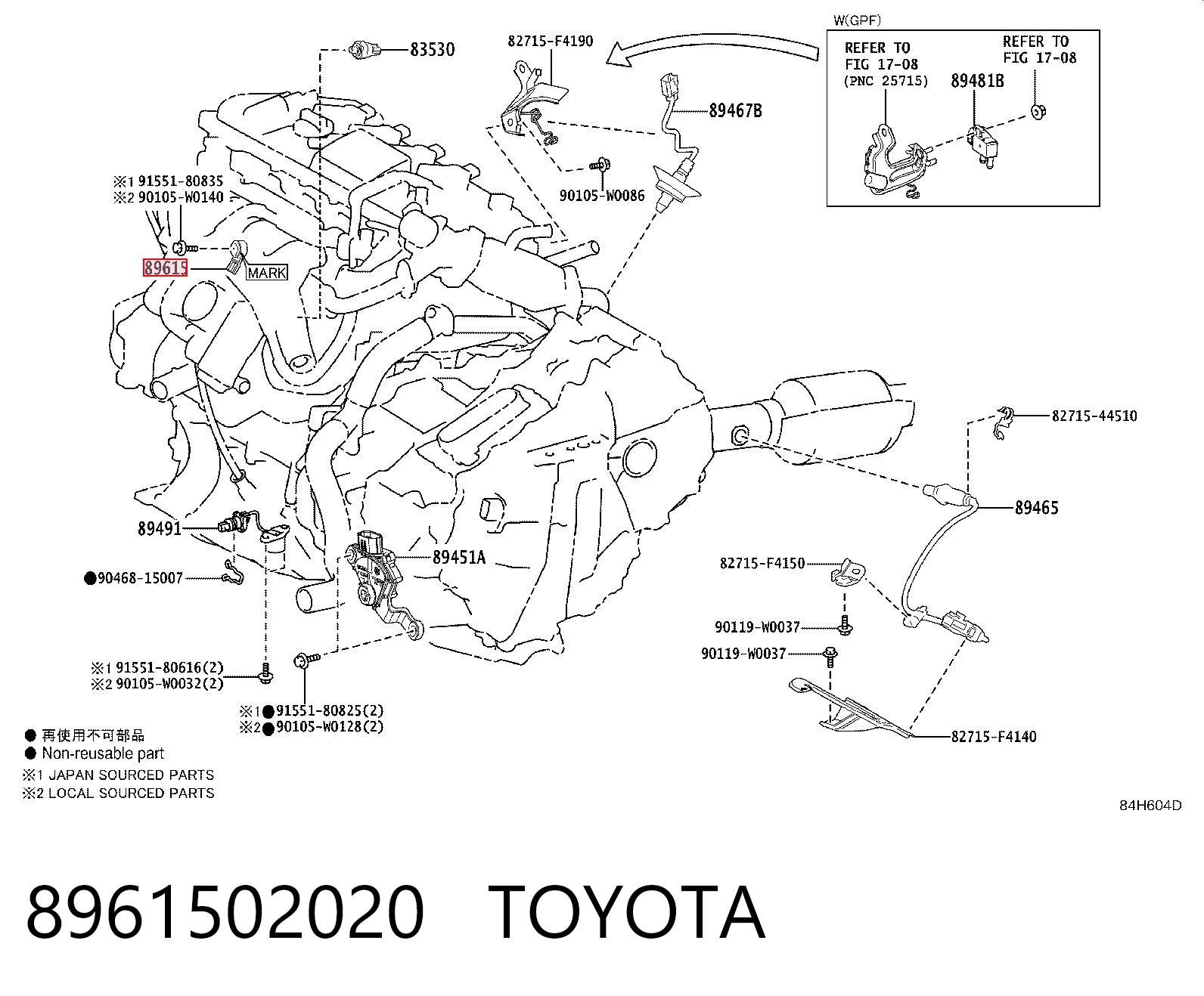 Датчик детонации Lexus RX 300/330/350/400H внедорожник (U3) (2003 - 2008) цена, от 12.67 USD