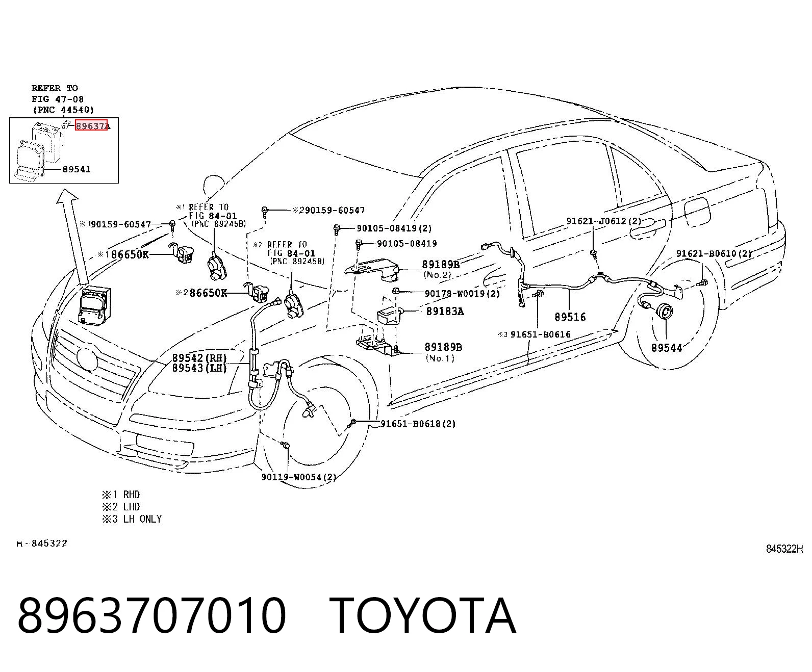 8201115891 Renault (RVI) Сигнализация прекращения действия тормозов аварийная