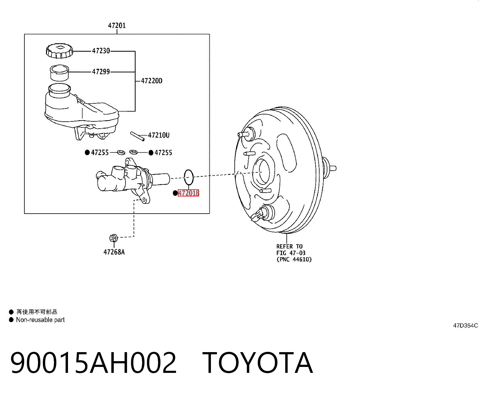 90015AH002 Toyota