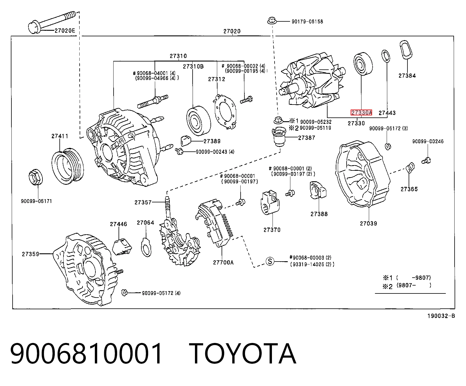 ABE9016NSK AS/Auto Storm Подшипник для генератора