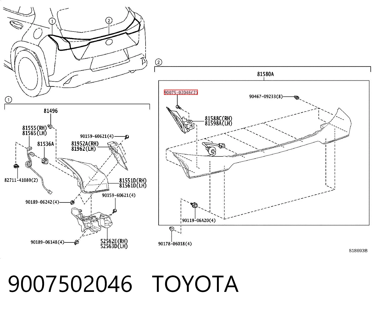 9007502046 Toyota