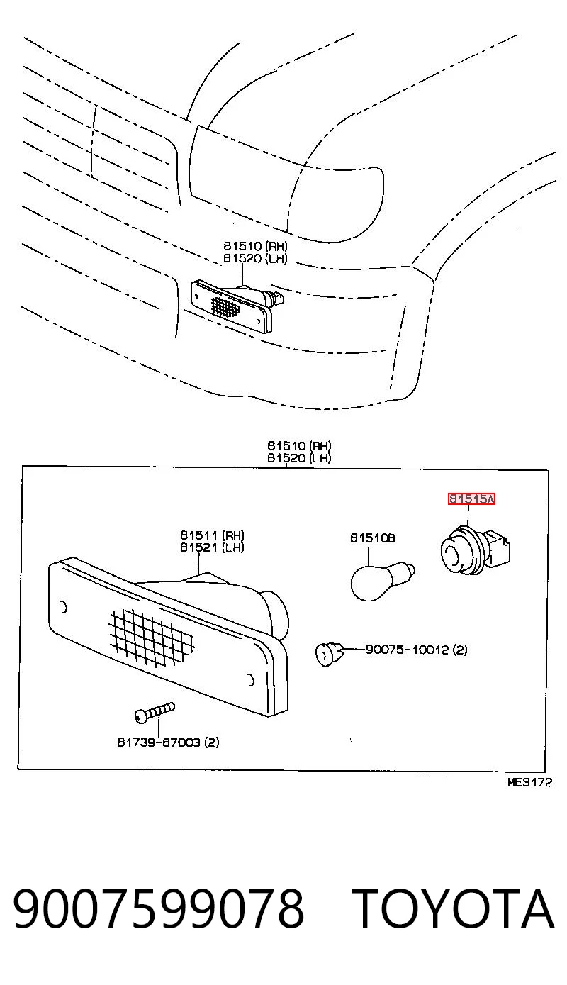 9007599078 Toyota 