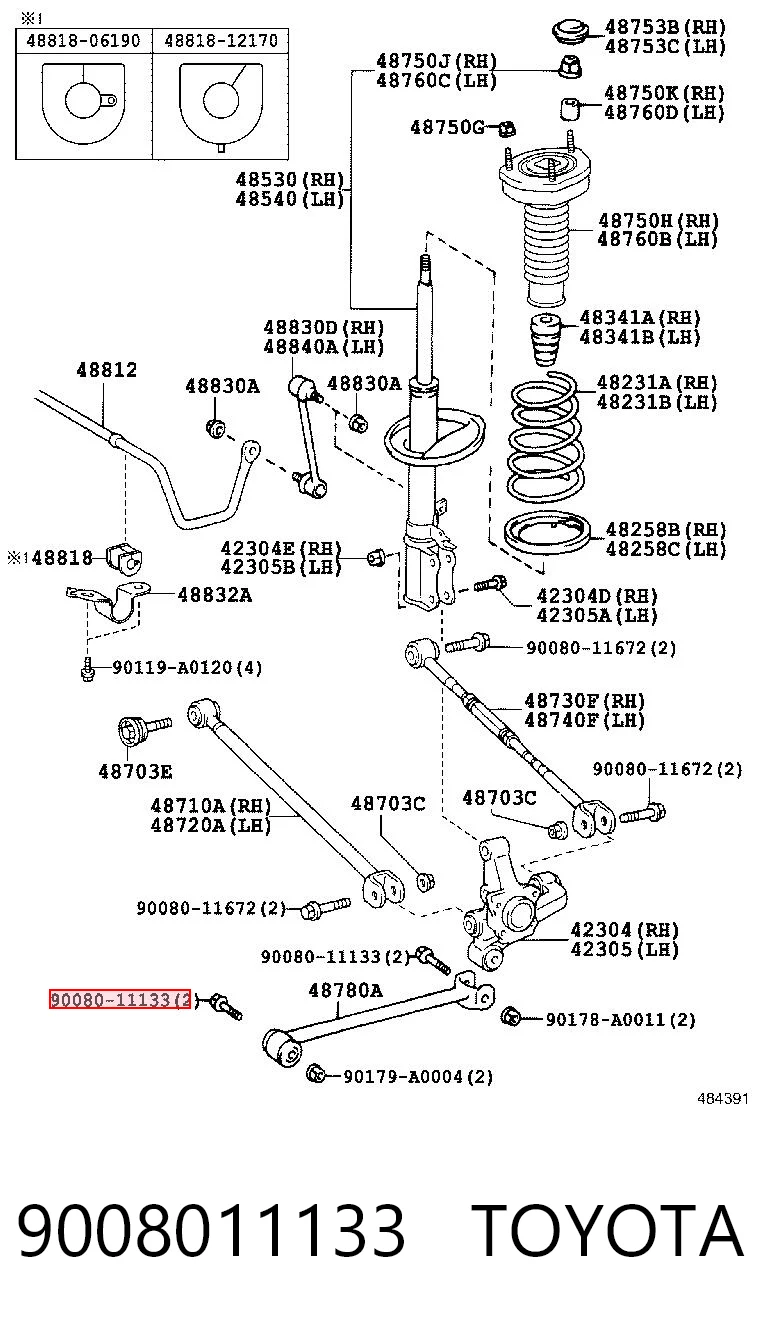 9008011133 Toyota 