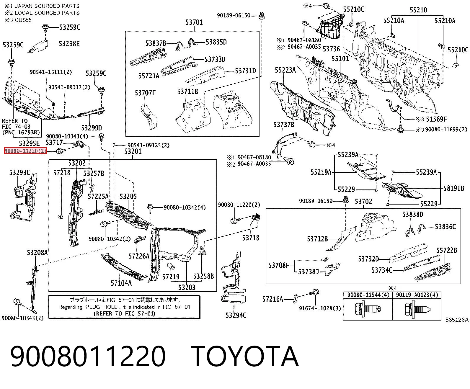 9008011220 Toyota