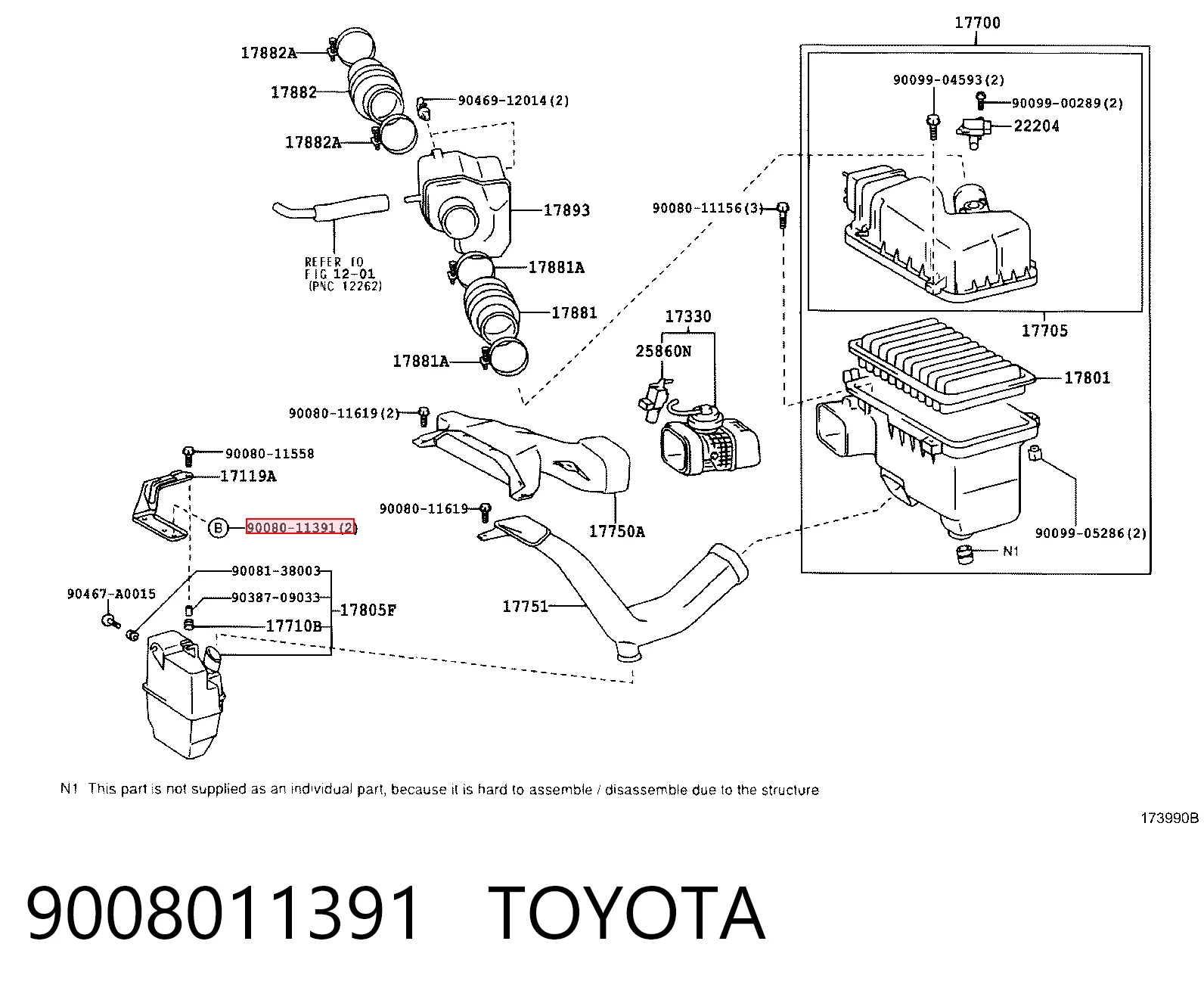 9008011391 Toyota