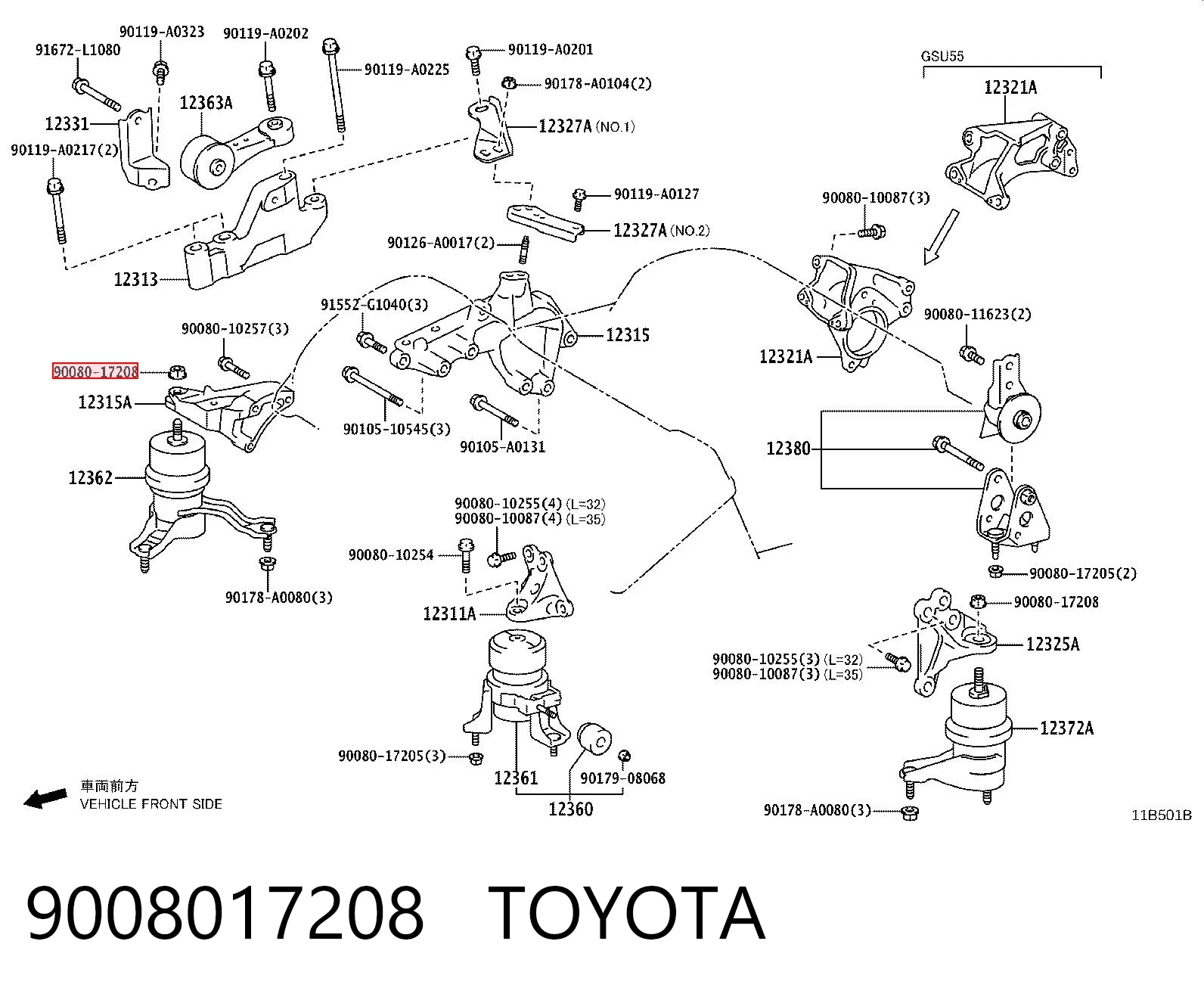 9008017208 Toyota 