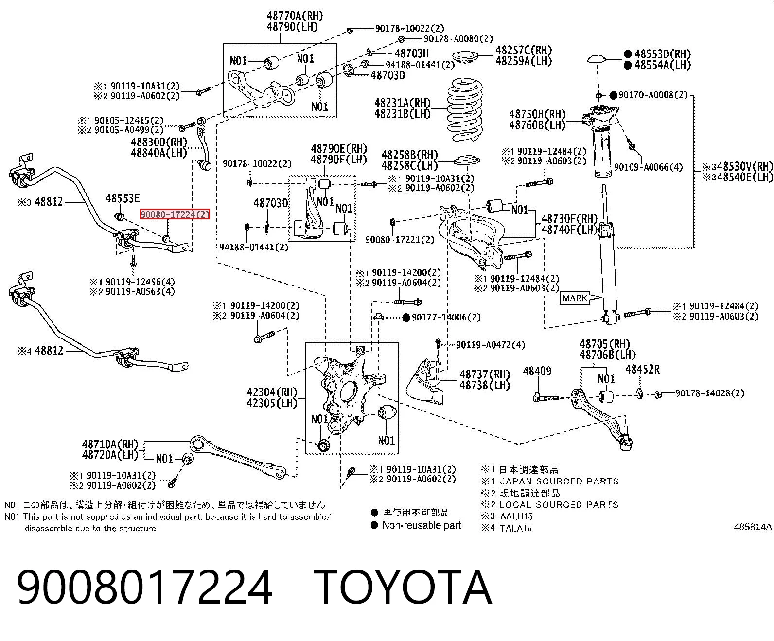 9008017224 Toyota 