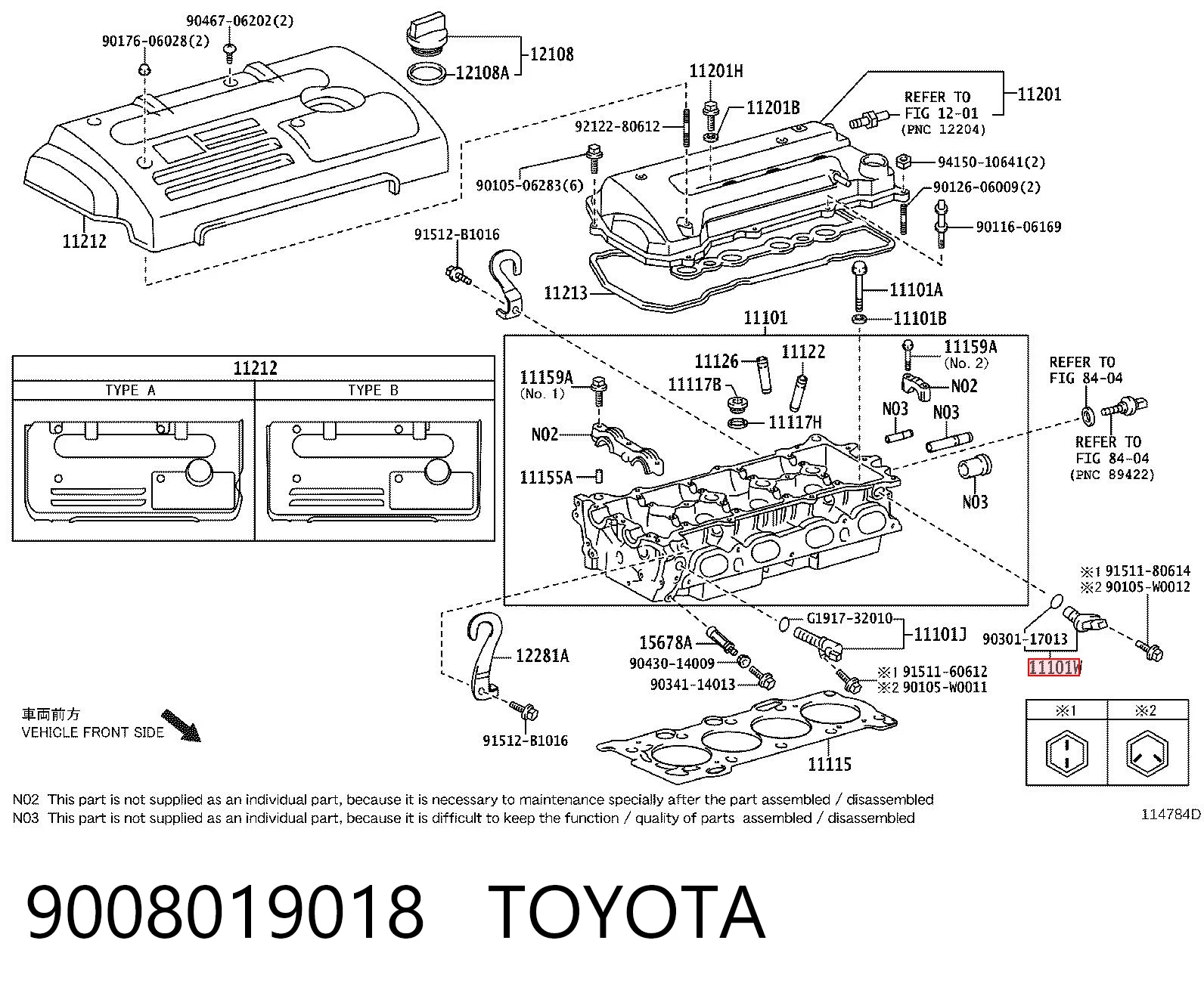 9008019018 Toyota Датчик распределительного вала