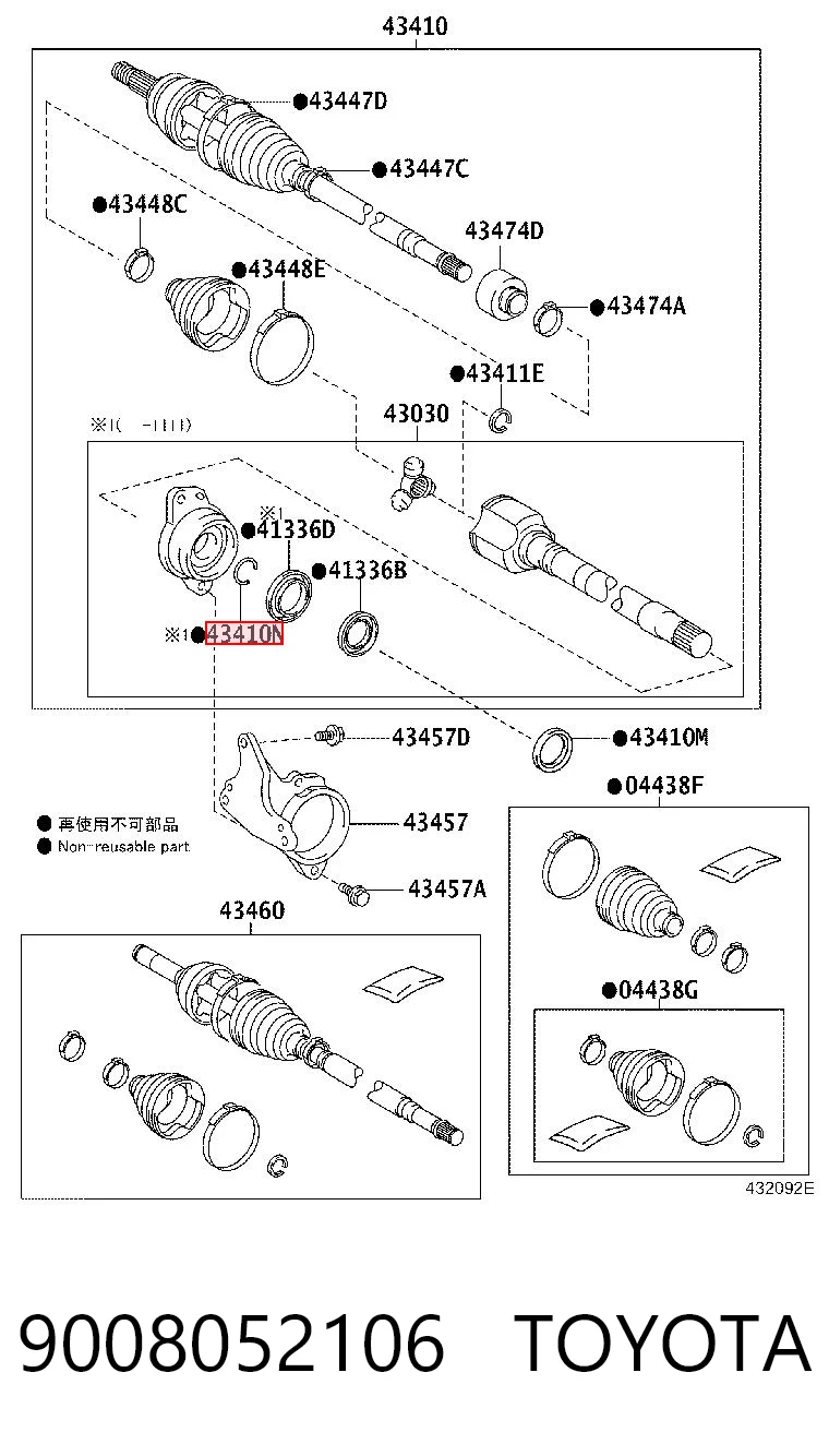 9008052106 Toyota