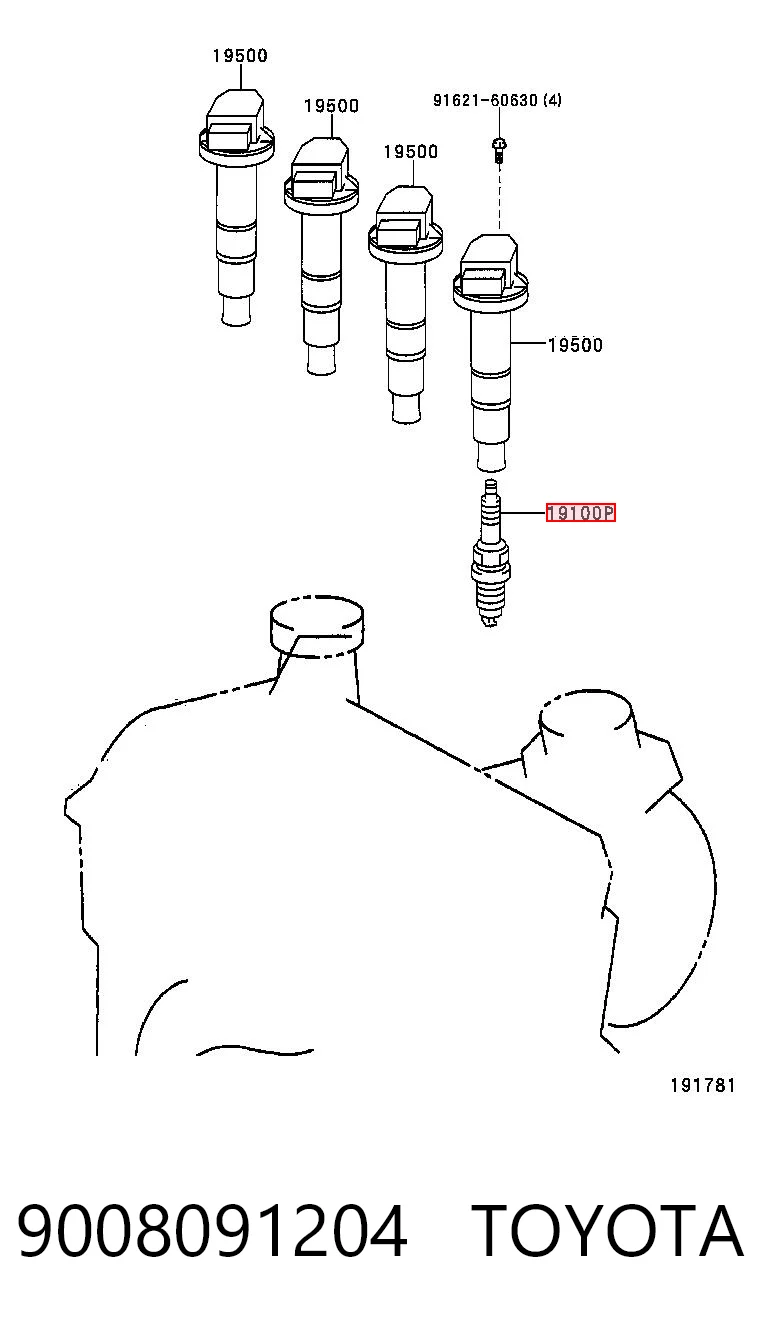 Свечи зажигания 96417176 General Motors