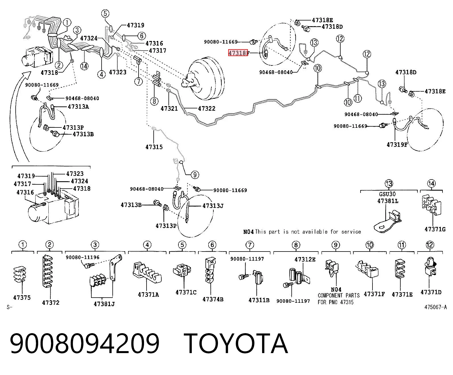 9008094209 Toyota 