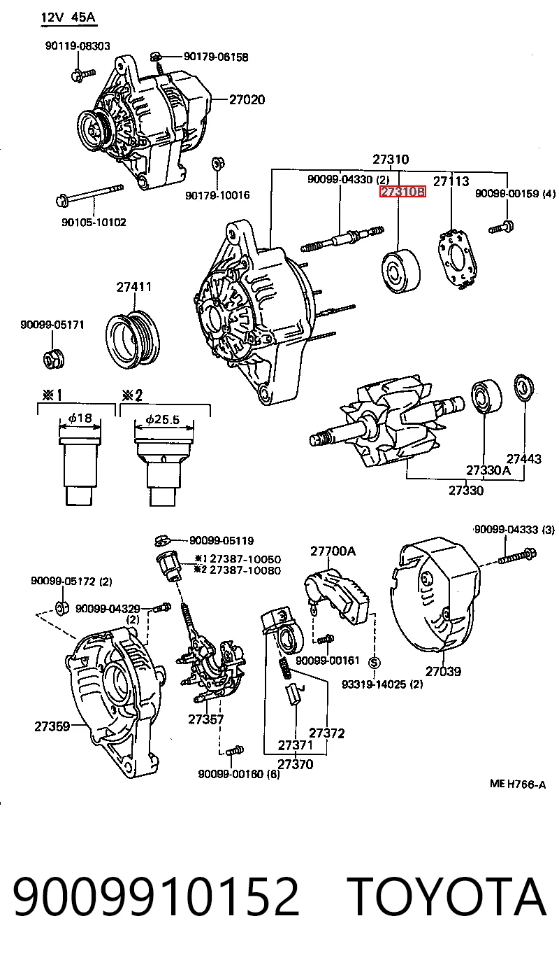 3192RS FKC Подшипник для генератора