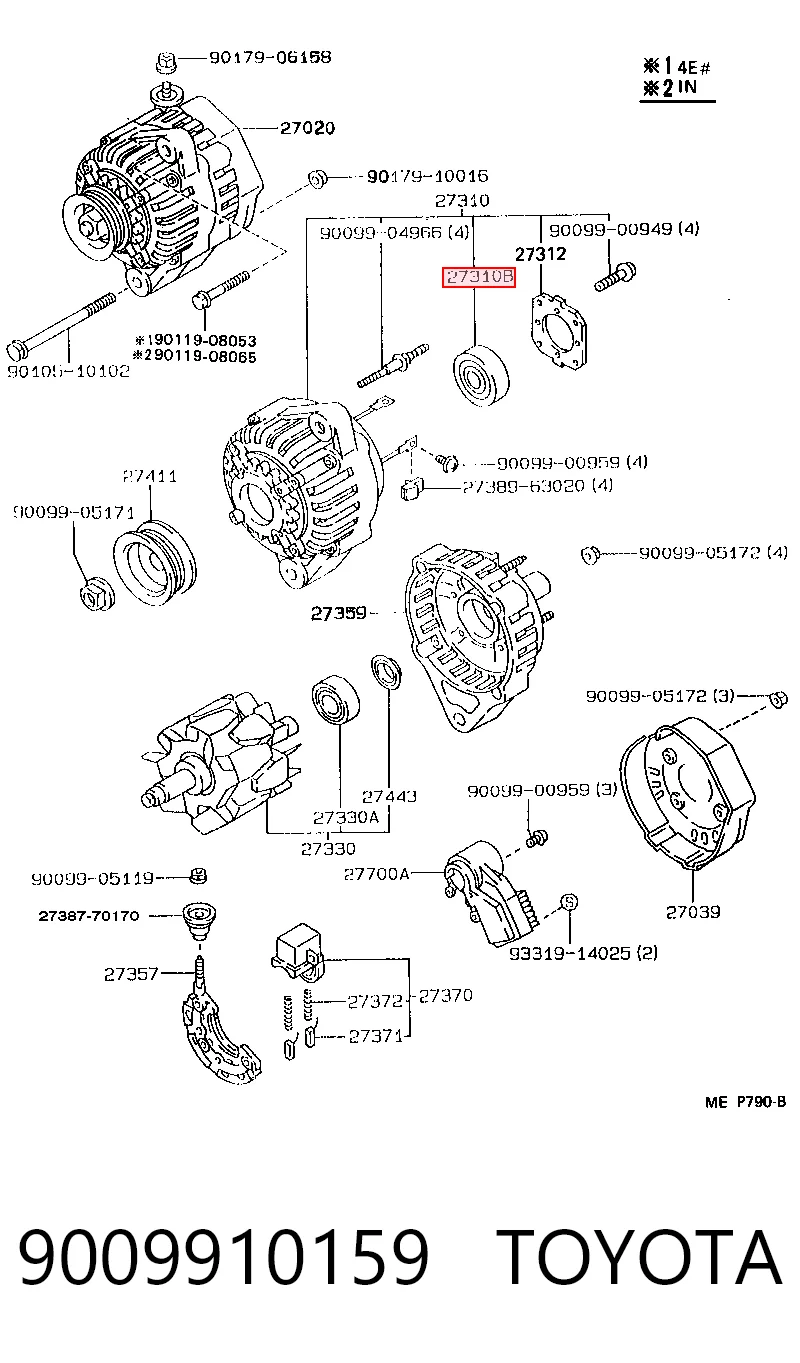 9009910159 Toyota