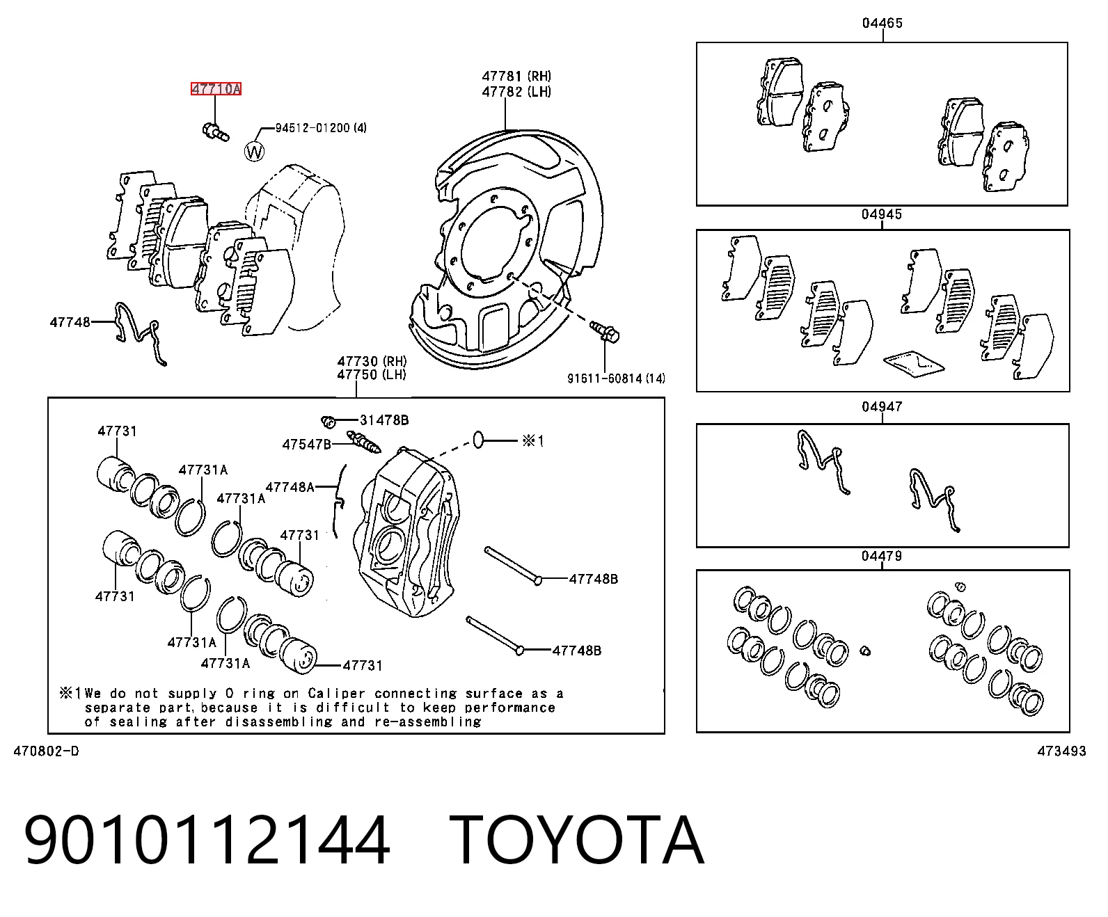 9010112144 Toyota