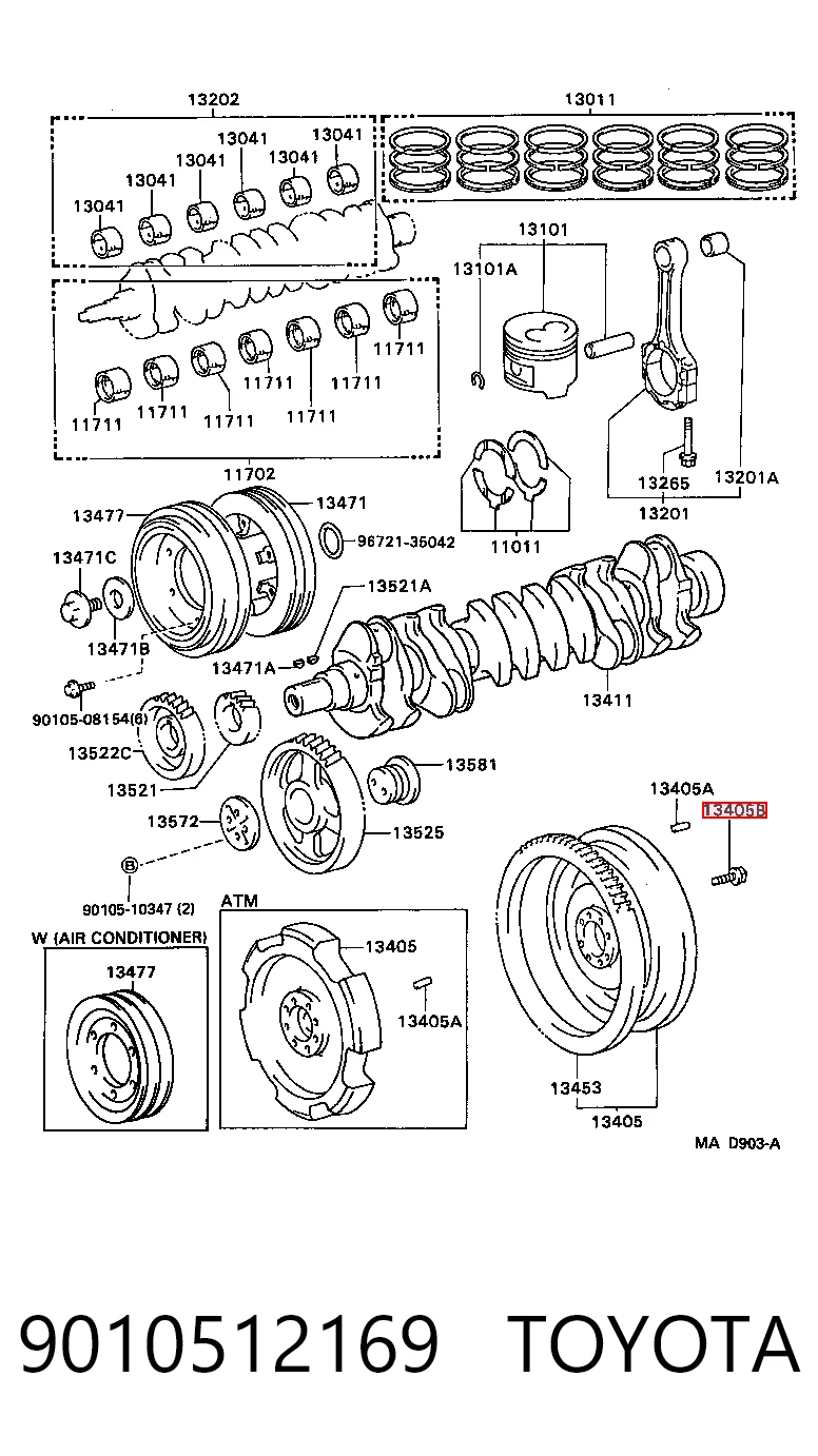 9010512169 Toyota