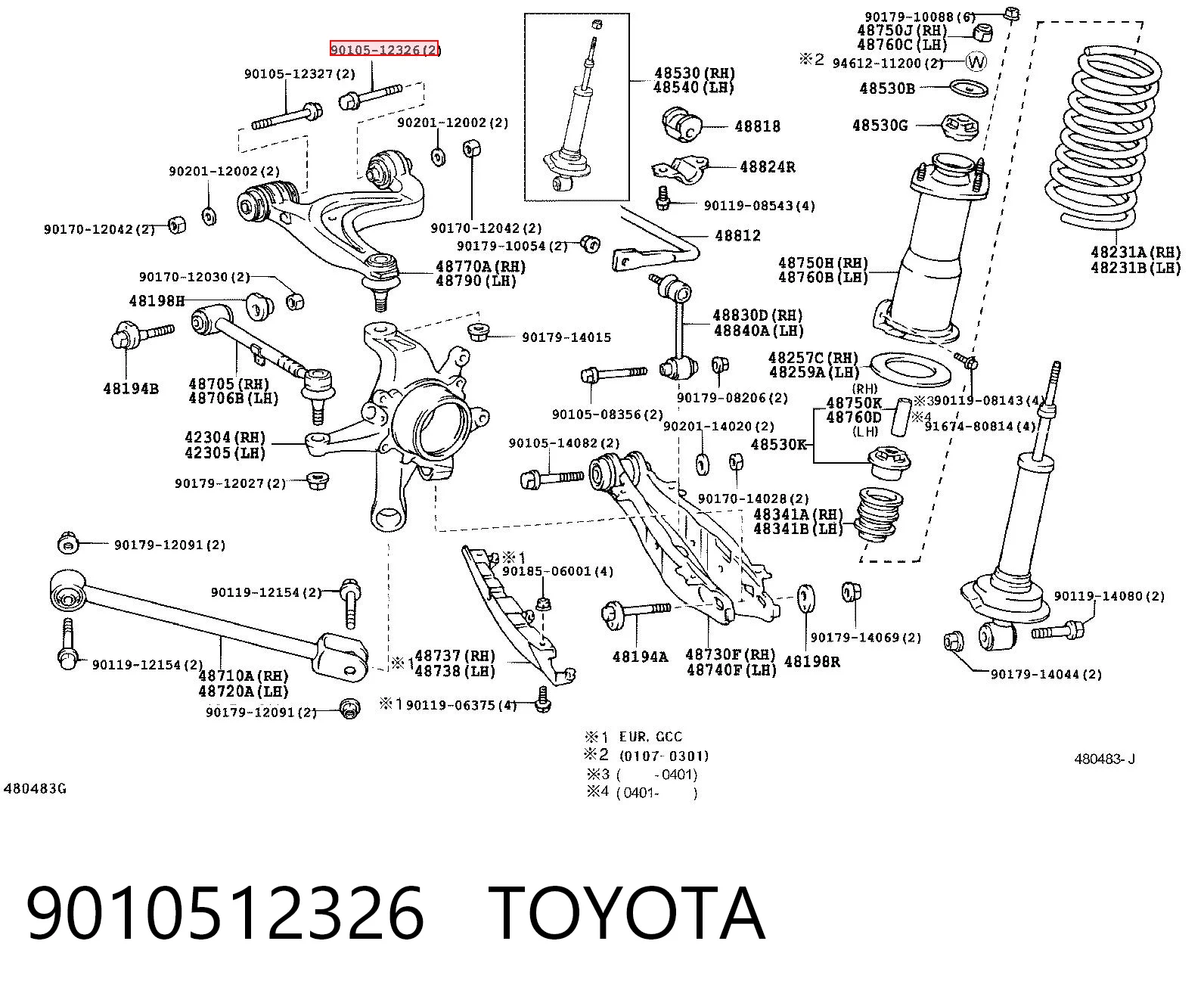 9010512326 Toyota