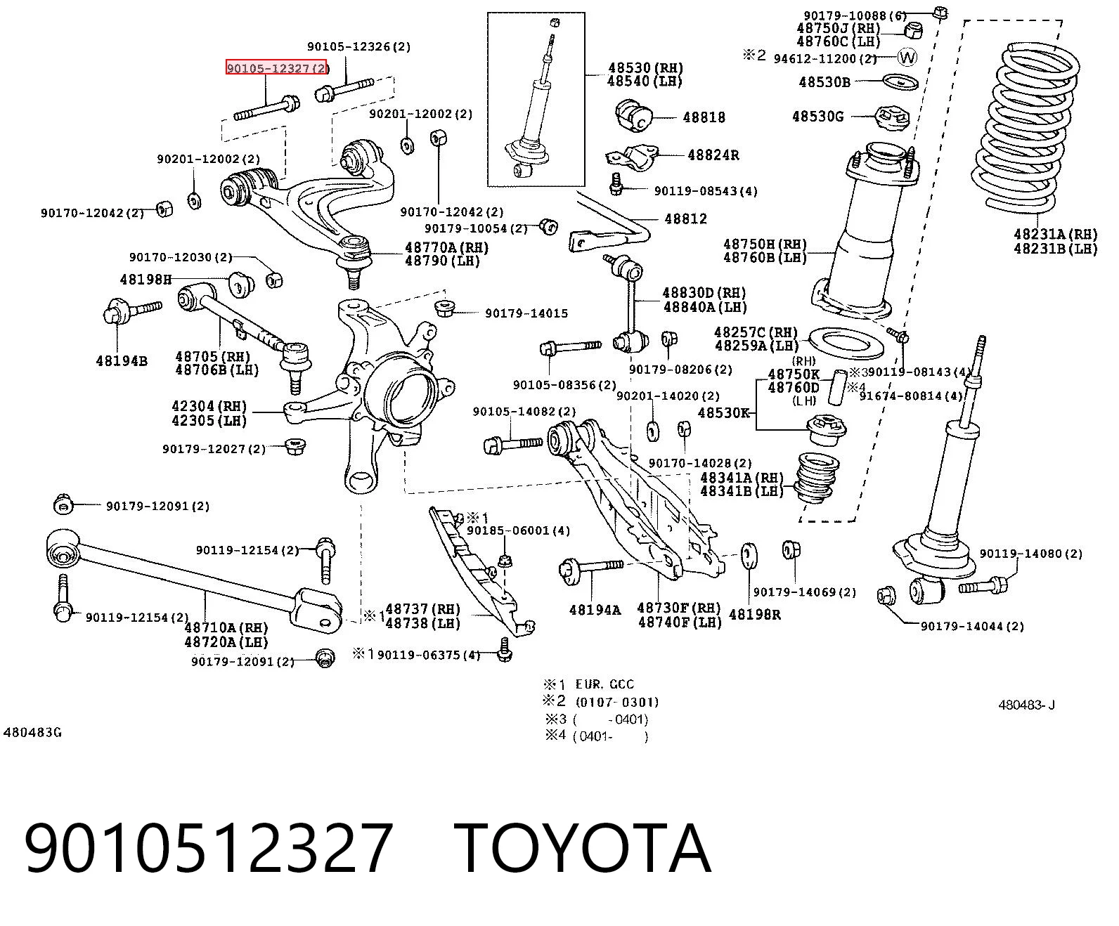 9010512327 Toyota