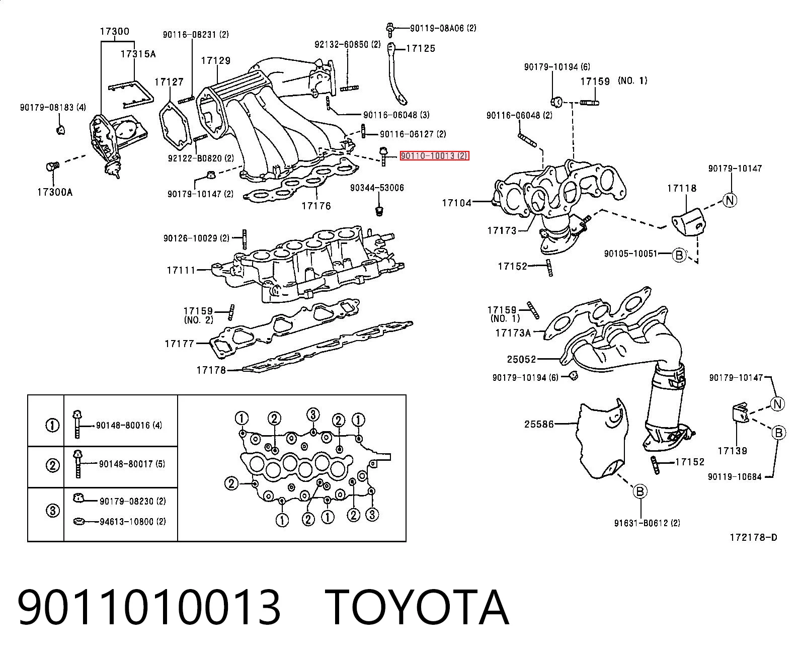 9011010013 Toyota
