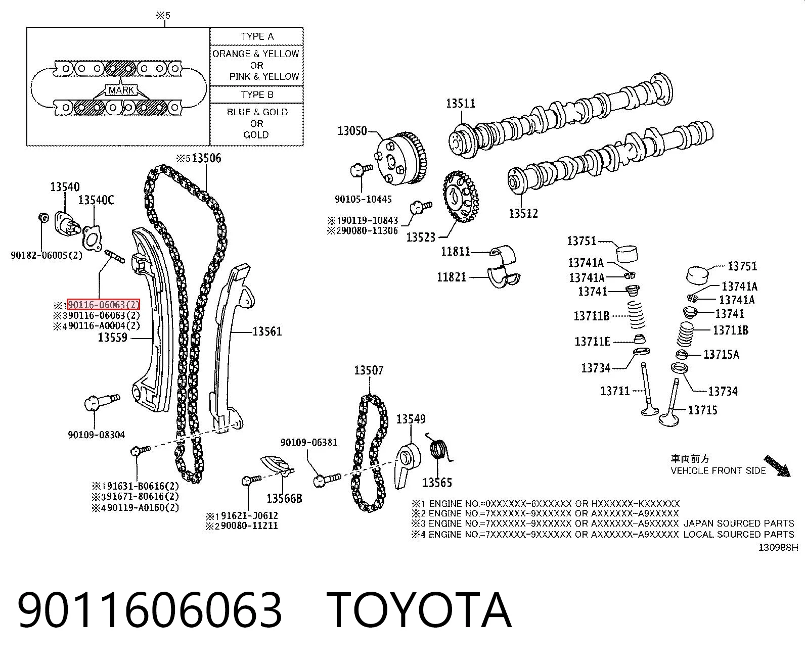 9011606063 Toyota