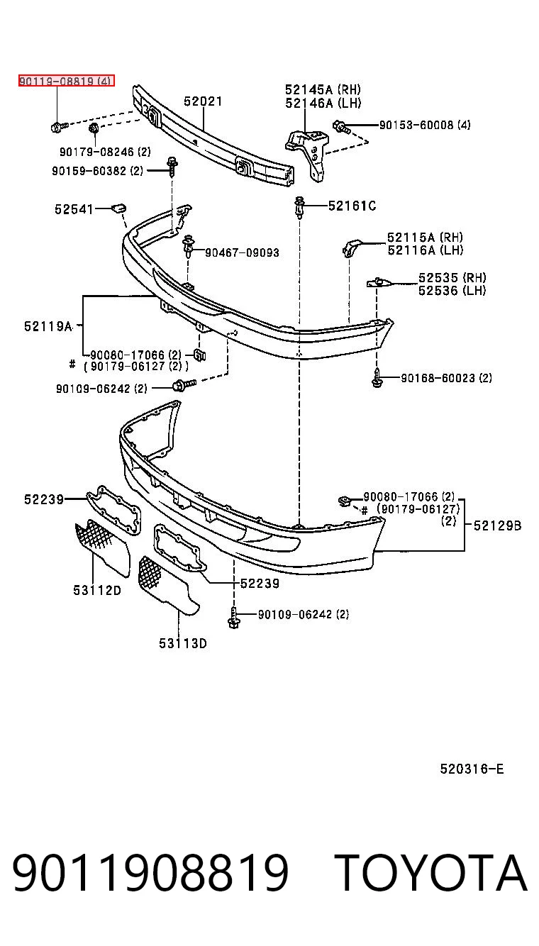 9011908819 Toyota