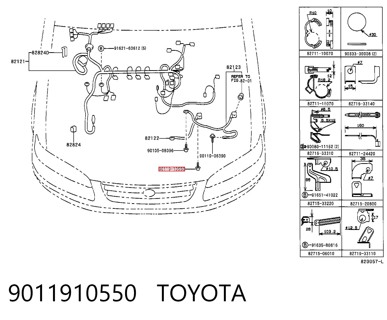 9011910550 Toyota