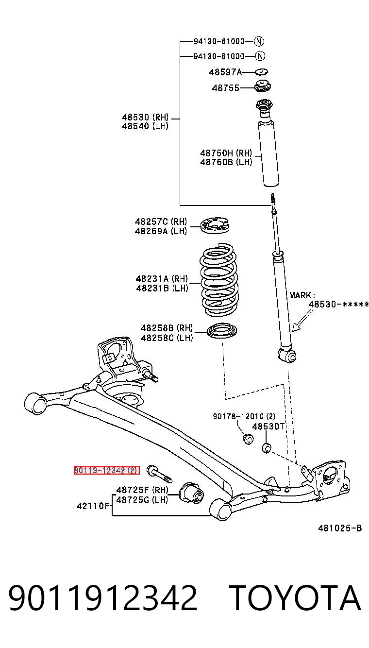 9011912342 Toyota