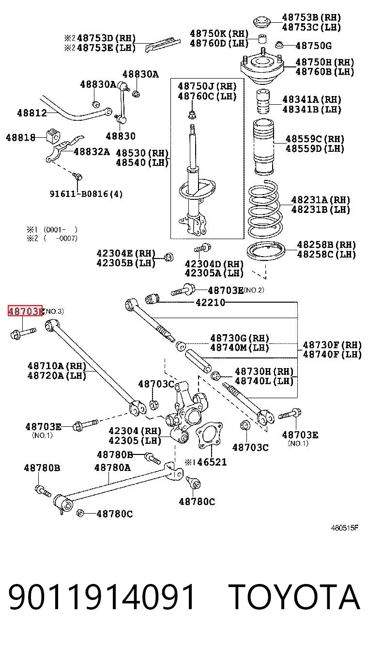 9011914091 Toyota