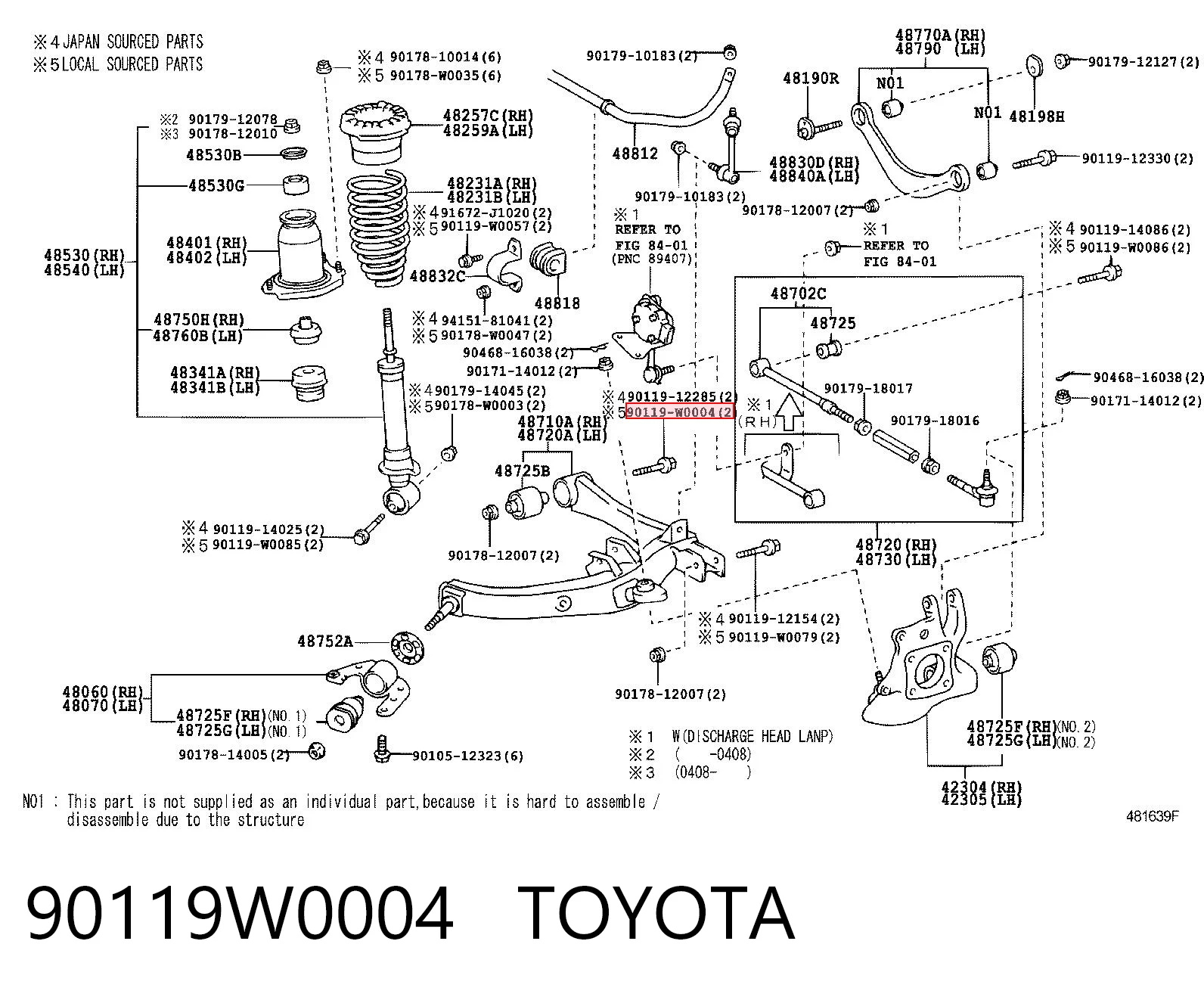 90119W0004 Toyota