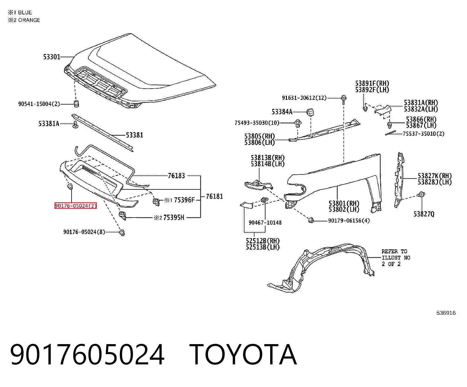 9017605024 Toyota