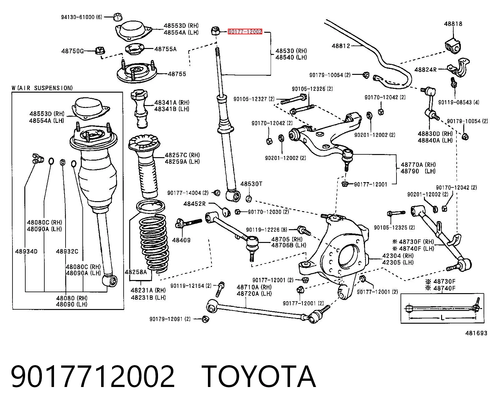 9017712002 Toyota