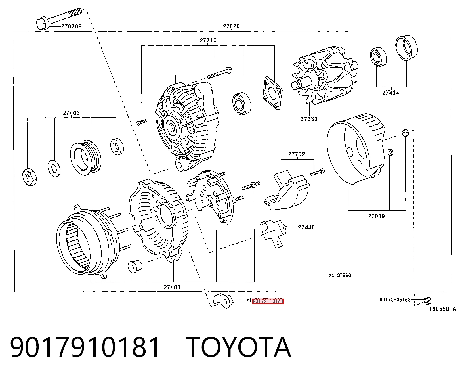 9017910181 Toyota