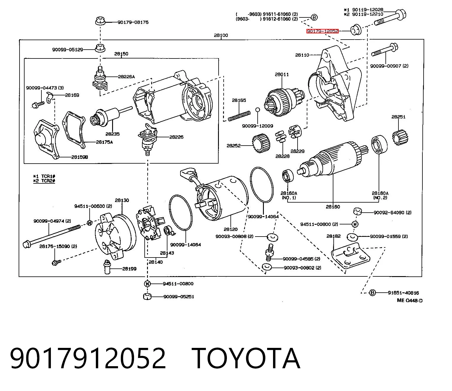 9017912052 Toyota